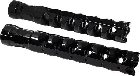 Muzzle Break Footpegs - Rigid Mount - Black