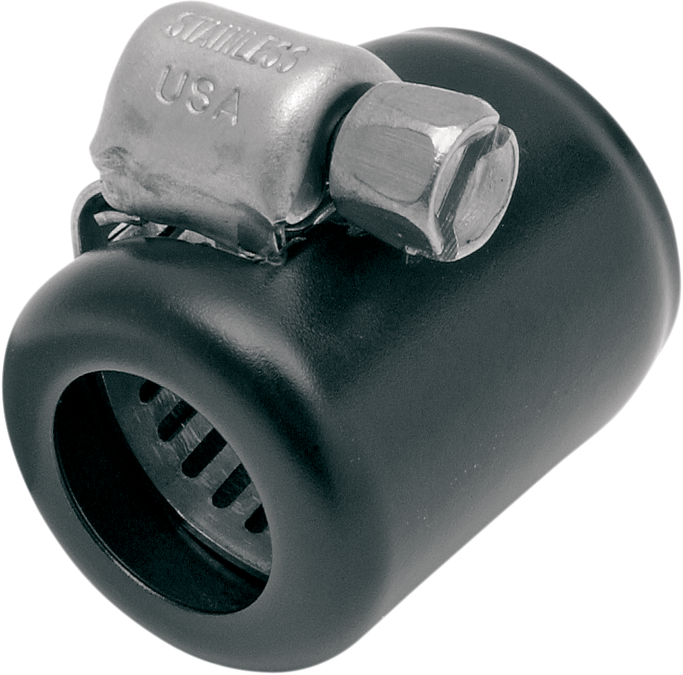 Oil Line Hose Clamps - Black - 3/8\" - 6-Pack