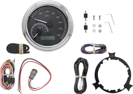 MXV Series Analog Gauge System - Black/Gray/Chrome 1996 - 2003