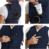 5V Touch Button Circulatory Cooling Vest - Blue