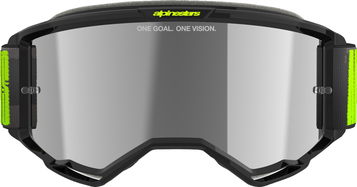 Vision 5 Goggle - Hollow - Charcoal/Yellow Fluo - Silver Mirror Lens