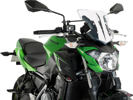 Flanker Windshield - 12-3/4\" - Clear - Kawasaki 2012 - 2024