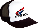 Honda Vintage Snapback Hat - Black/White