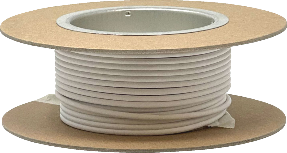 25\' GXL Wire Spool - 14 Gauge - White