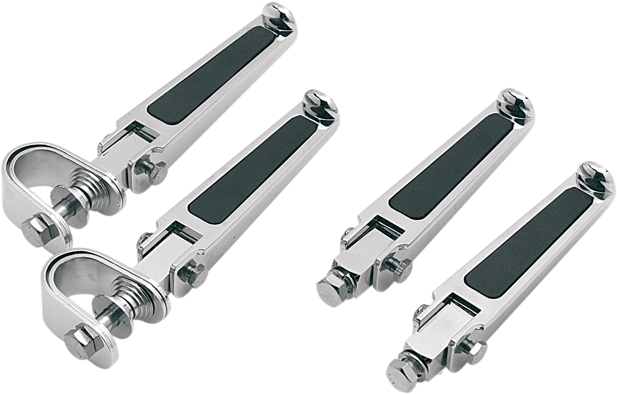 U-Clamp Footpegs - Rubber Inlay