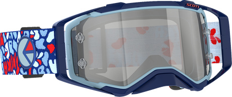 Prospect Goggle - Ethika - Blue/Red - Silver Chrome