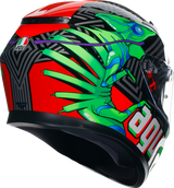 K3 Helmet - Kamaleon - Black/Red/Green - 2XL