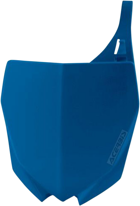 Front Number Plate - YZ Blue 2010 - 2021
