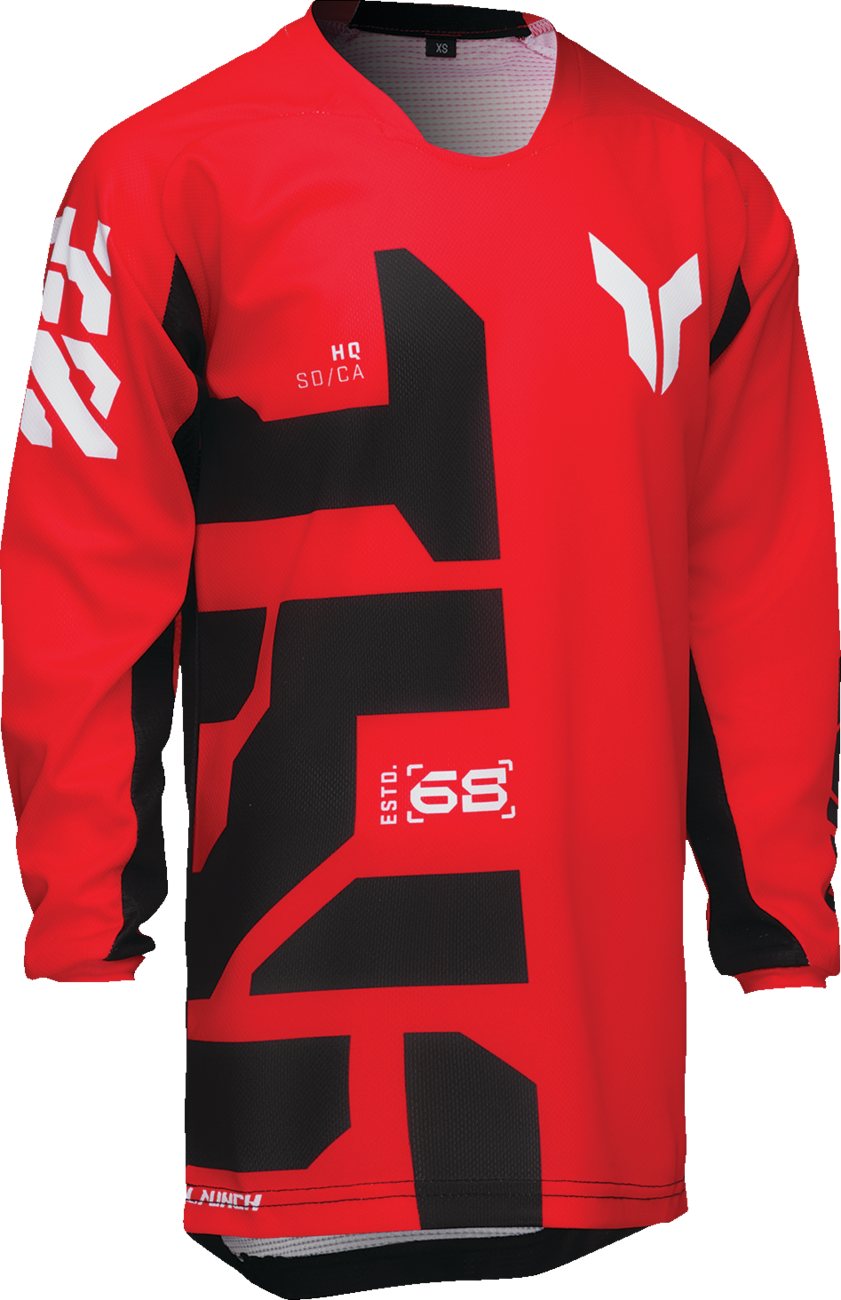 Youth LAUNCHMODE Forge Jersey - Red - Large