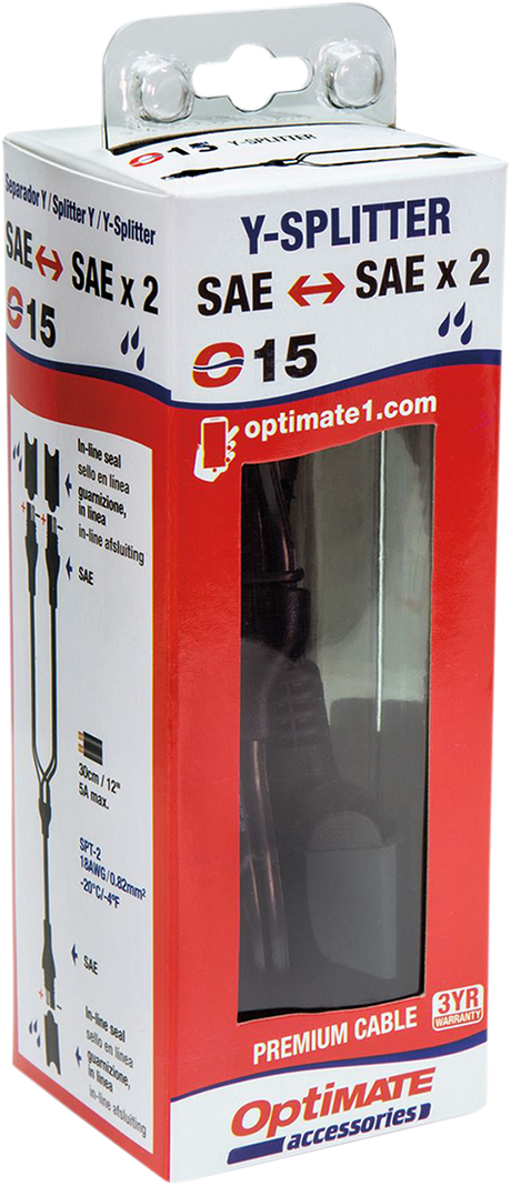 Charger Cord - Unfused SAE Y-Splitter