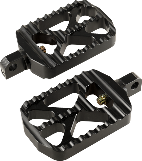 Bear Claw Footpegs - Black - Harley-Davidson