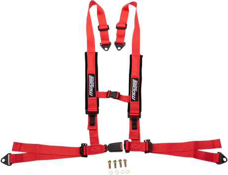 Seat Harness - 4 Point - 2x2 - Red