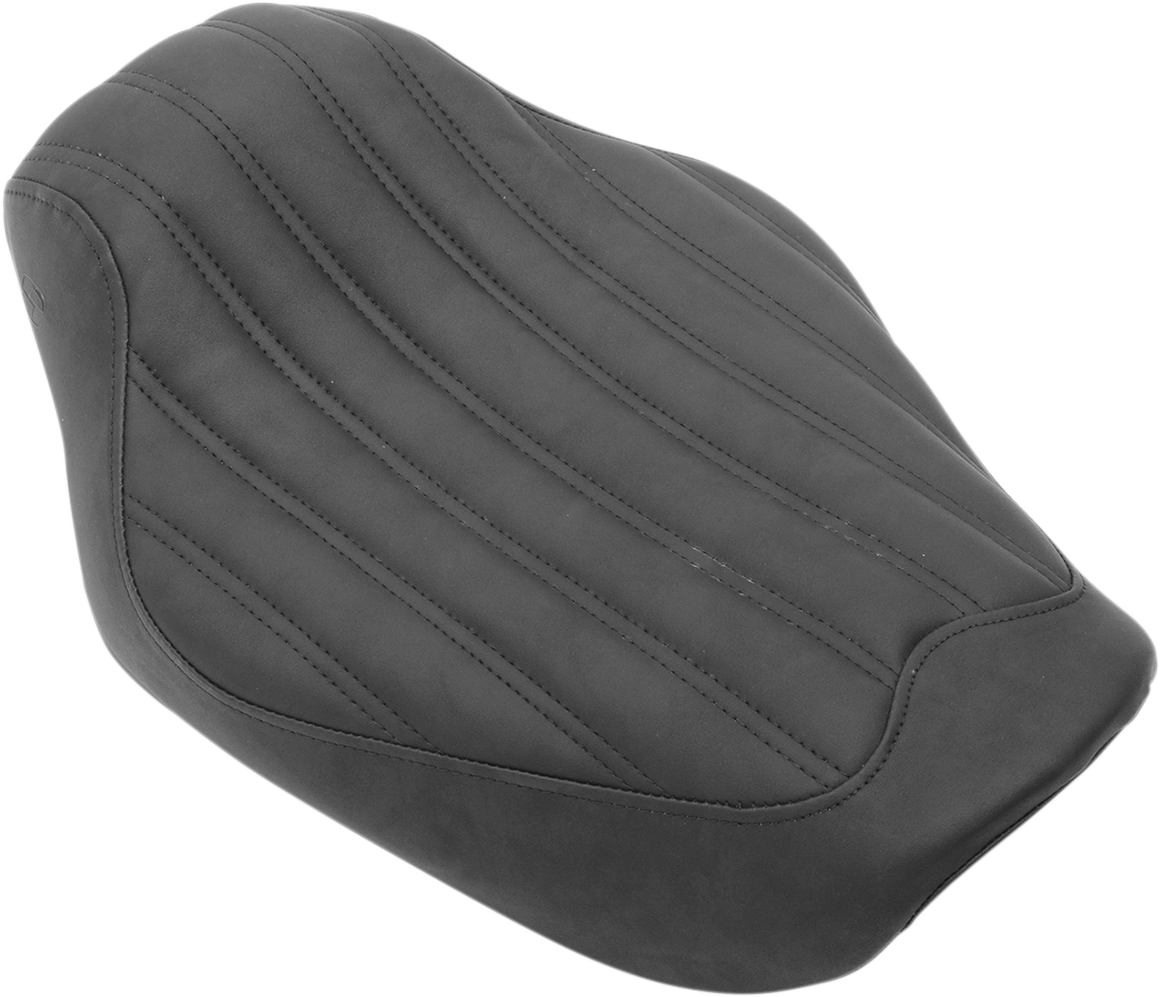 Knuckle Solo Seat - Ribbed - Black - FXD \'04-\'05 2004 - 2005
