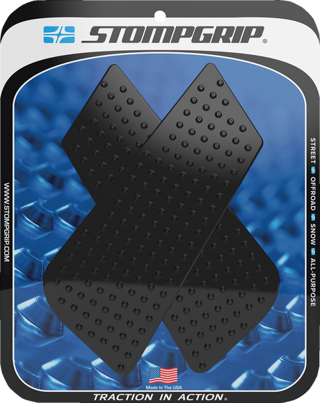 Traction Pad Tank Grips - Volcano - Black - Aprilia | Honda | Suzuki 2021 - 2025