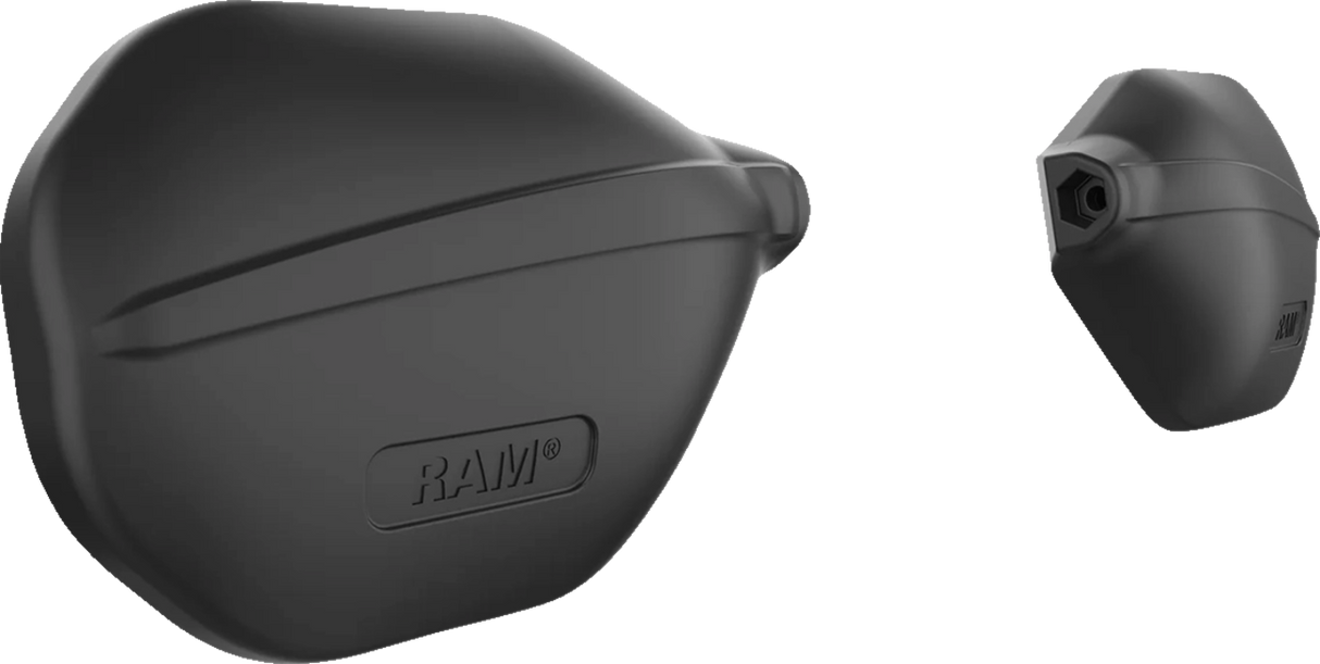 Tough-Mirror™ - Side View - Oval - Black - Left/Right