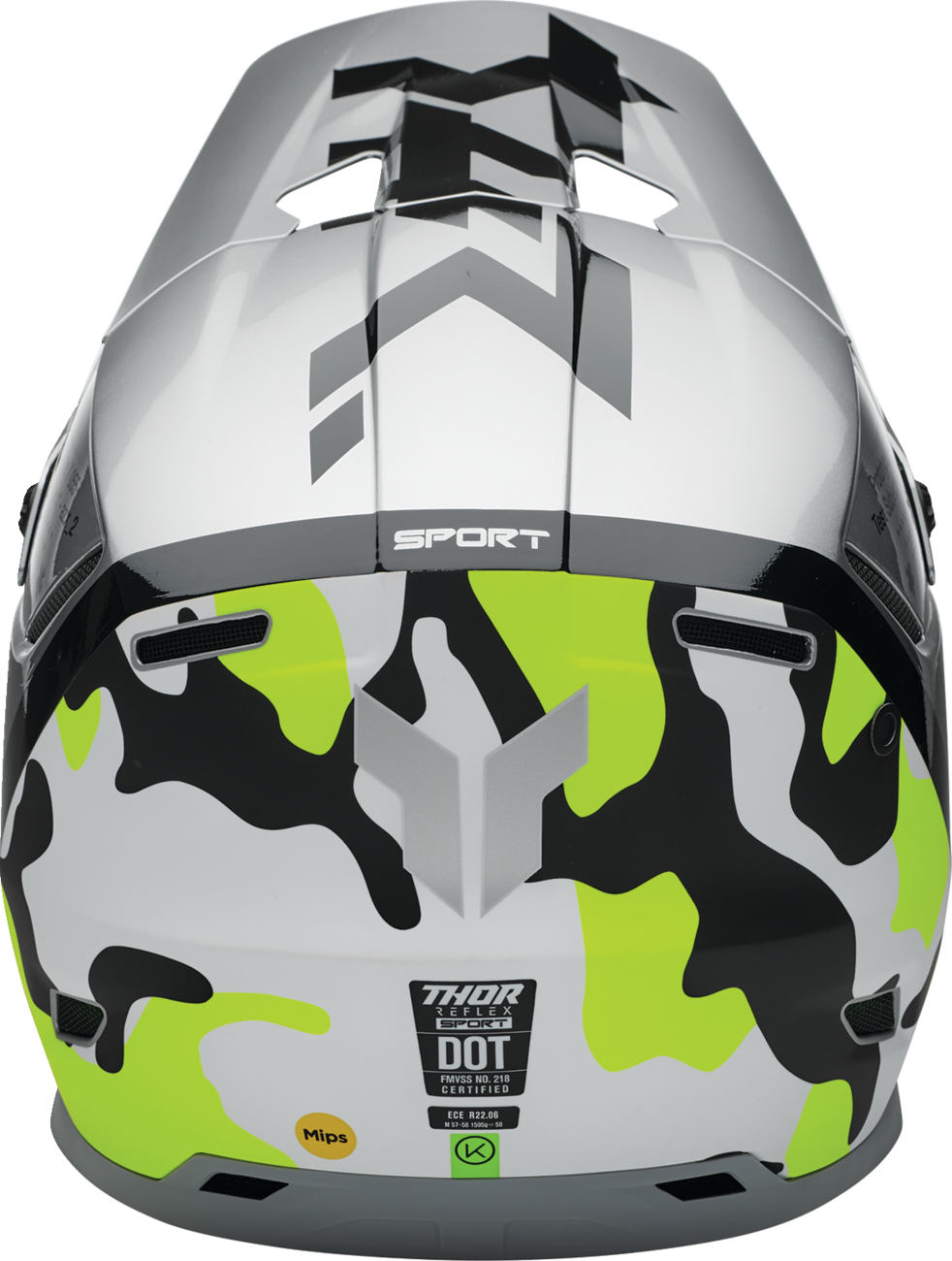 Reflex Sport Helmet - Riot - MIPS® - Gray/Acid - Medium