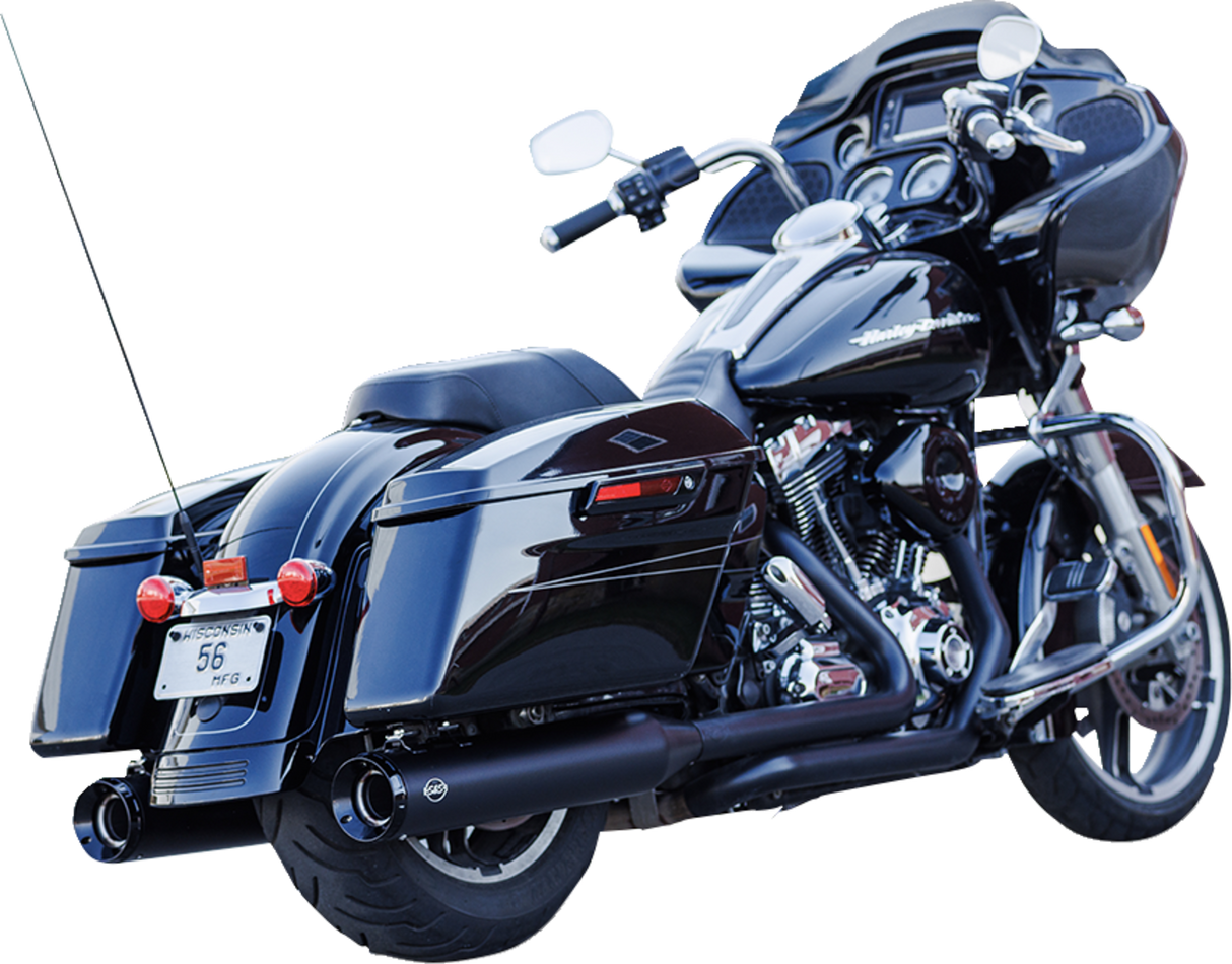 4-1/2\" GNX Slip-On Mufflers - Guardian Black 1995 - 2016