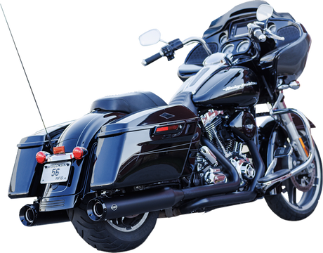 4-1/2\" GNX Slip-On Mufflers - Guardian Black 1995 - 2016