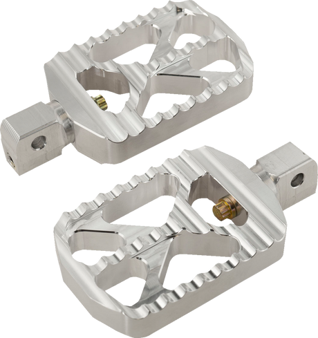 Bear Claw Footpegs - Silver - Indian 2015 - 2023