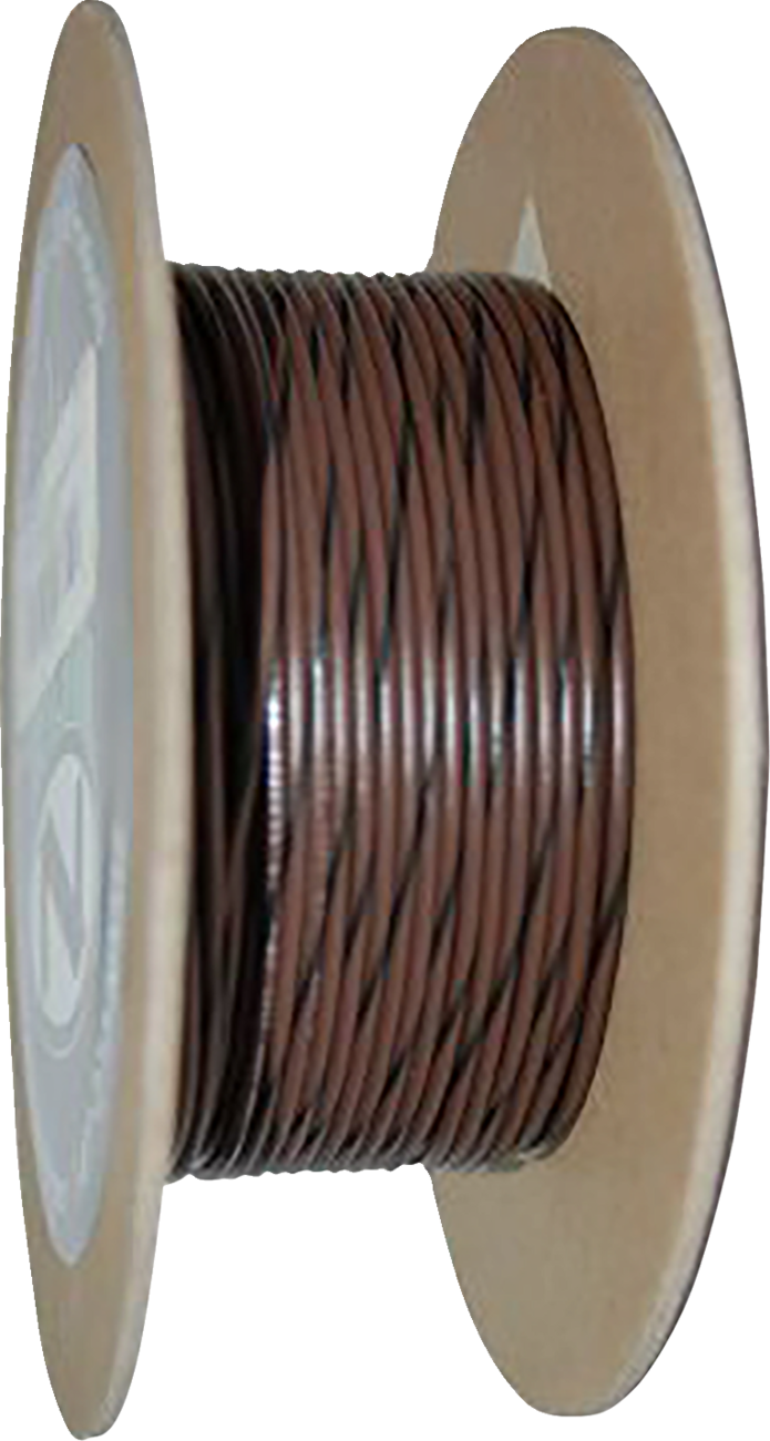 100\' Wire Spool - 20 Gauge - Brown/Black
