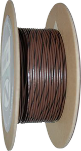100\' Wire Spool - 20 Gauge - Brown/Black
