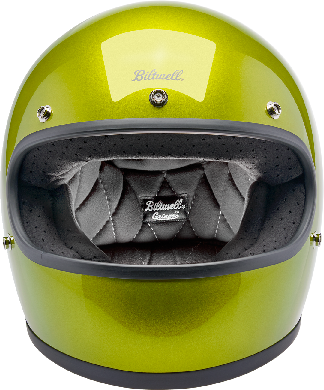 Gringo Helmet - Metallic Lime - Small