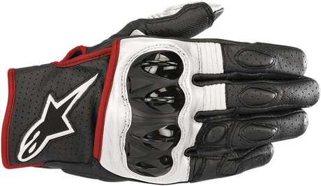 Celer V2 Gloves - Black/White/Fluo Red - 3XL