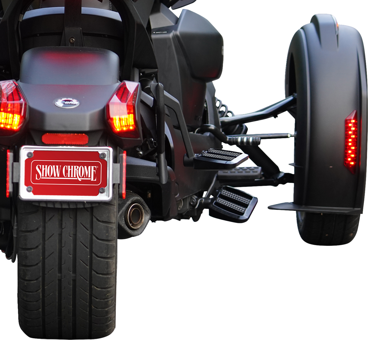 Combat Boards - Passenger - Black w/ Contrast Cut - Ryker \'19-\'24 2019 - 2024