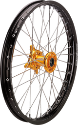 Wheel Assembly - SX-1 - Complete - Front - Black Wheel/Gold Hub - 21x1.6 - Suzuki RM-Z 250/450 2005 - 2025