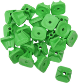 Single Backer Plates - Green - 96 Pack