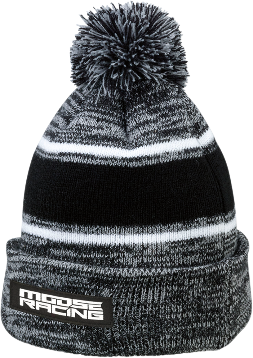 Drift Knit Beanie - Black/Gray