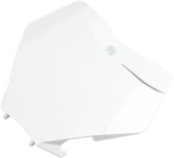 Front Number Plate - White 2019 - 2022