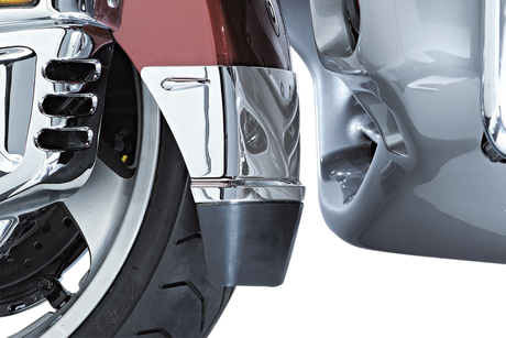 Front Fender Extension - Chrome/Black 2001 - 2017