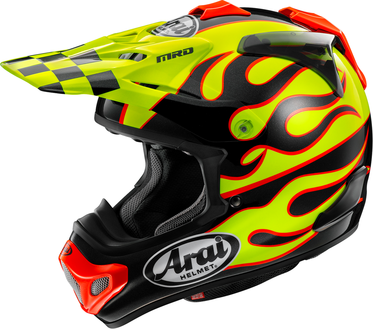 VX-Pro4 Helmet - Flame - Yellow - Large