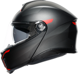 Tourmodular Helmet - Frequency - Matte Gunmetal/Red - Small