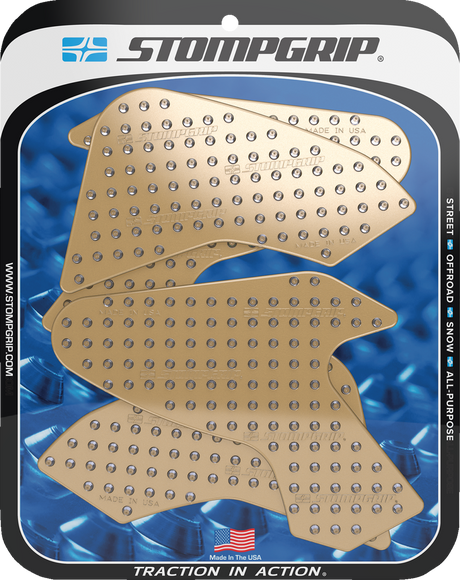 Traction Pad Tank Grips - Volcano - Clear - F 900 R 2020 - 2025