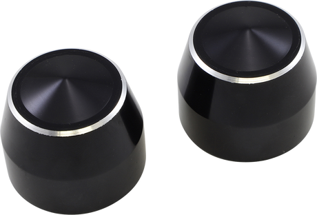 Axle Caps - Black - Elite - 25 mm 2007 - 2020