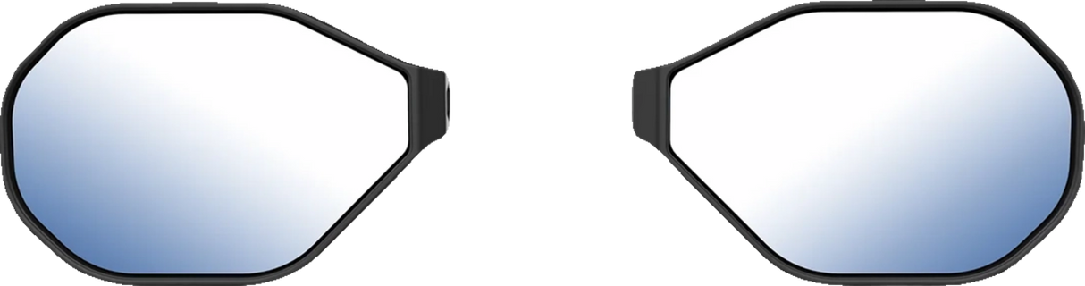 Tough-Mirror™ - Side View - Oval - Black - Left/Right