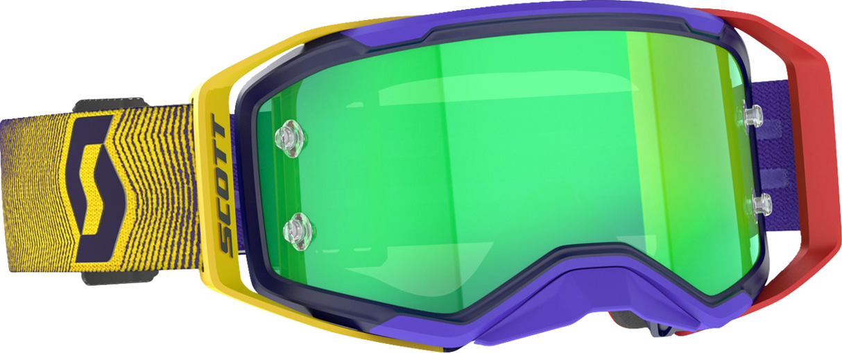 Prospect 2.0 Goggle - Red/Yellow - Green Chrome Works Lens