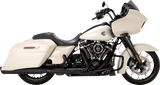 Razorback 450 Slip-On Mufflers - Black - M8 Bagger 2017 - 2025