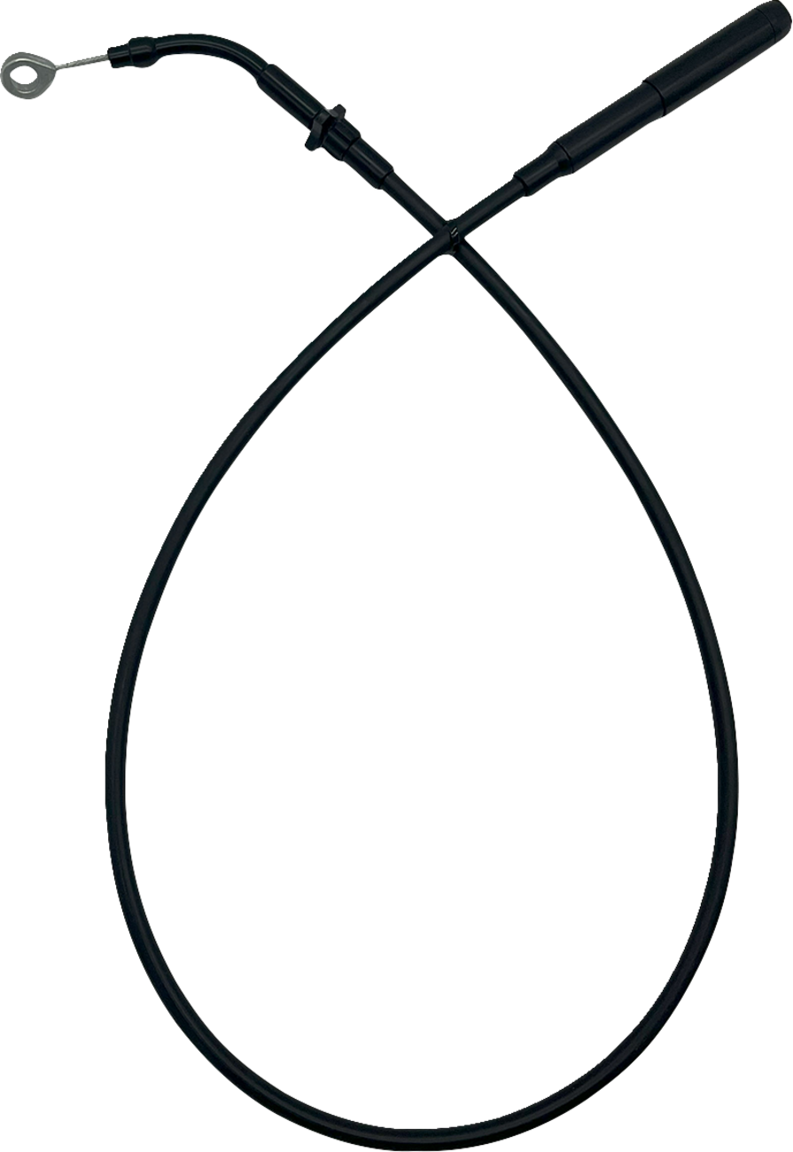 EZ Install Upper Clutch Cable - FLTR/FLHX \'21-\'23 - +8\" - Black 2021 - 2023