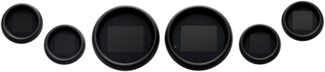 MLX 6-Gauge Instrument Kit - Black Bezel 2004 - 2013