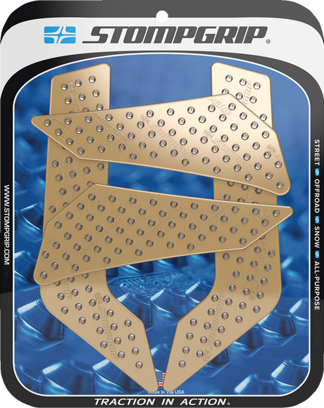 Traction Pad Tank Grips - Volcano - Clear - XT 250 2008 - 2025