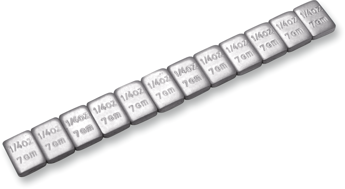 Wheel Weights - Adhesive Stick-On - Silver - 1/4 oz - 360 Pack