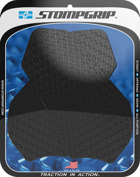 Traction Pad Tank Grips - Icon - Black - GSX-R 600/750 2011 - 2025