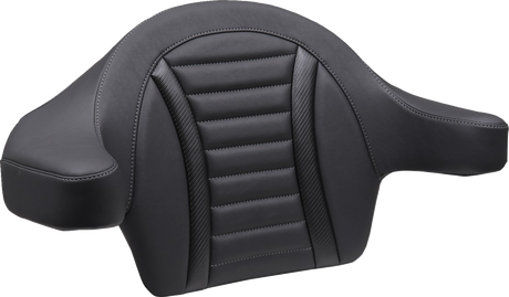 Deluxe Extended Passenger Arm Backrest - Gunmetal Stitch - Touring 2023 - 2025