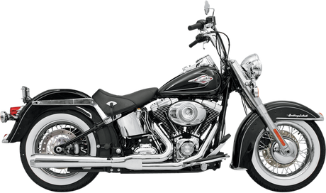 2:1 Exhaust - Chrome - Long - Softail 1997 - 2017