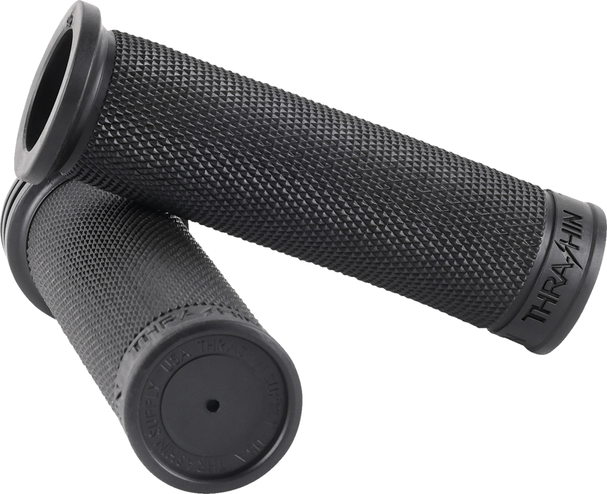 Grips - Moto - 1\" - Slim - Black