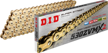 530 ZVM-X2 Chain - Gold - 120 Links