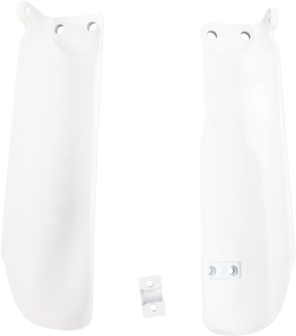Lower Fork Covers for Inverted Forks - White 2009 - 2019